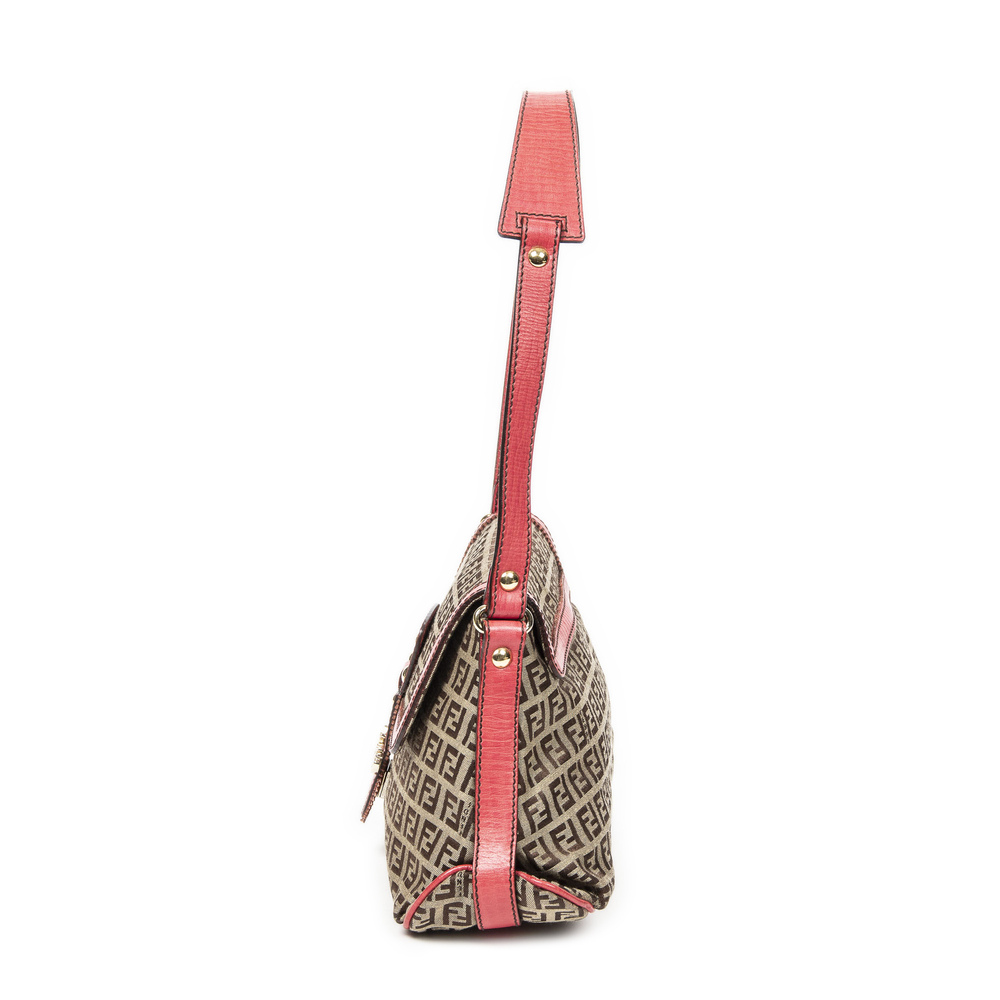 Fendi Bicolor Flap Shoulder Bag - Picture 3 of 11